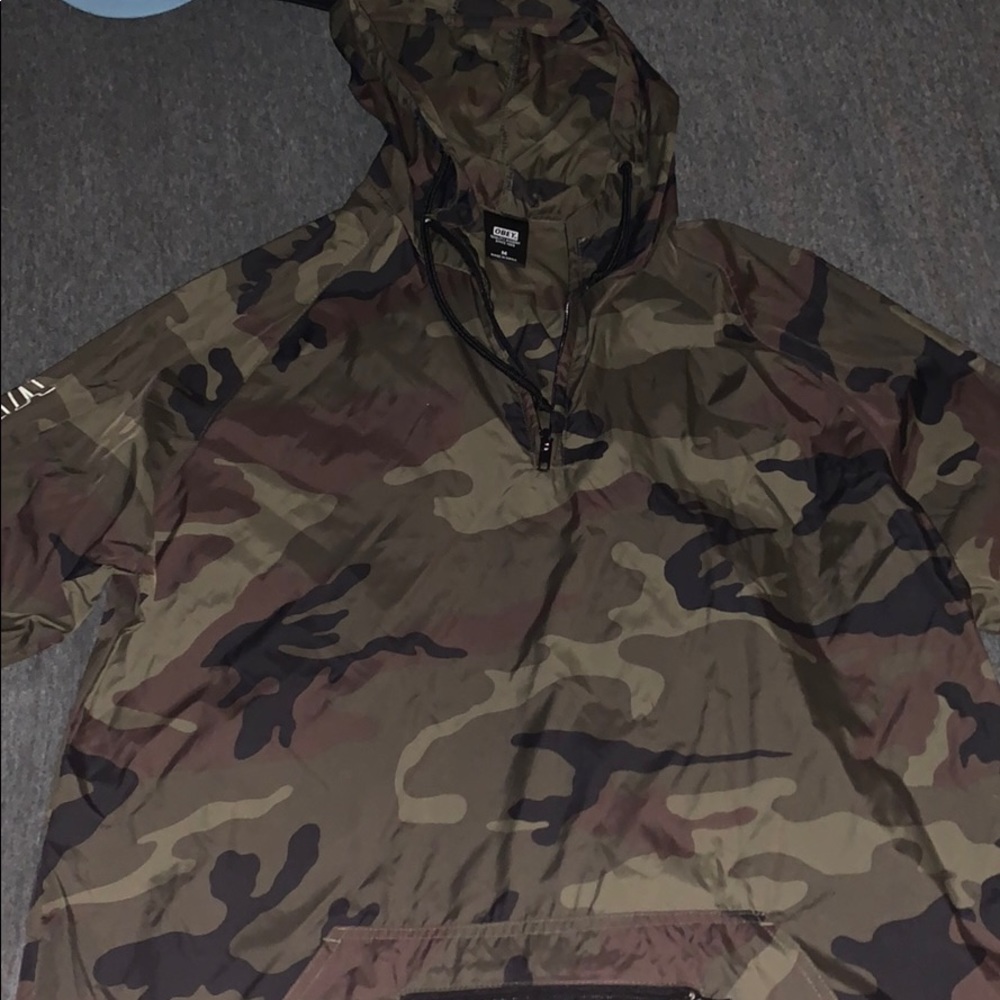 Camouflage obey windbreaker
